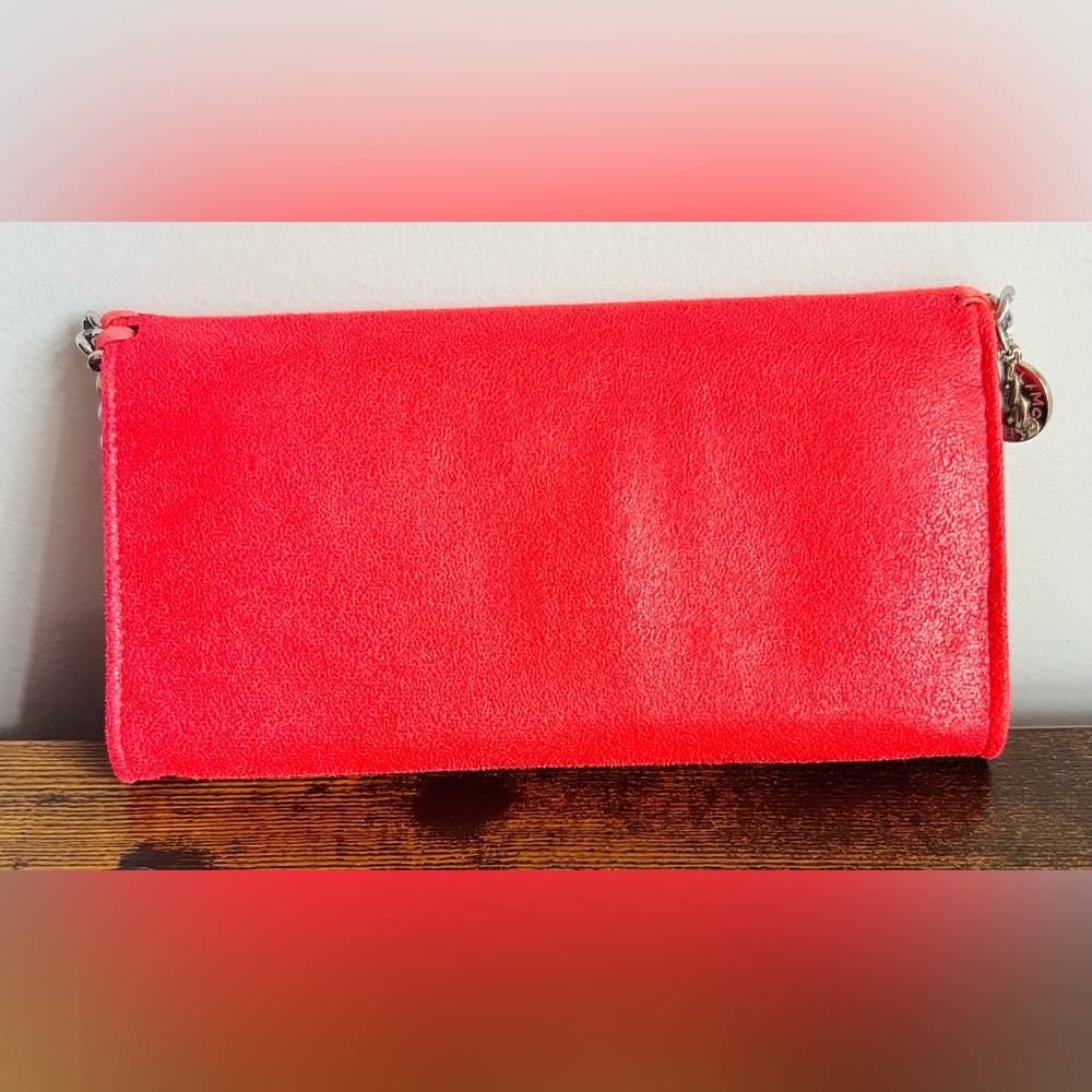 Stella McCartney Falabella Chain Wallet – Pink Leather (Made in Italy) - Picture 2 of 5
